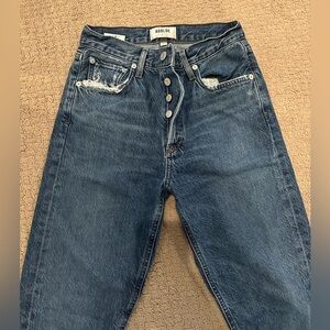 A. Golde raw hem jeans